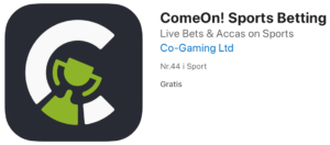 ComeOn Mobil App Til Apple