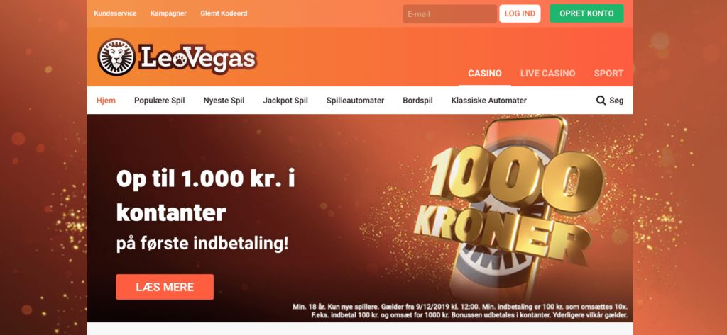 Om LeoVegas Danmark